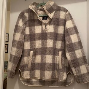 Abercrombie and Fitch Sherpa fleece pullover